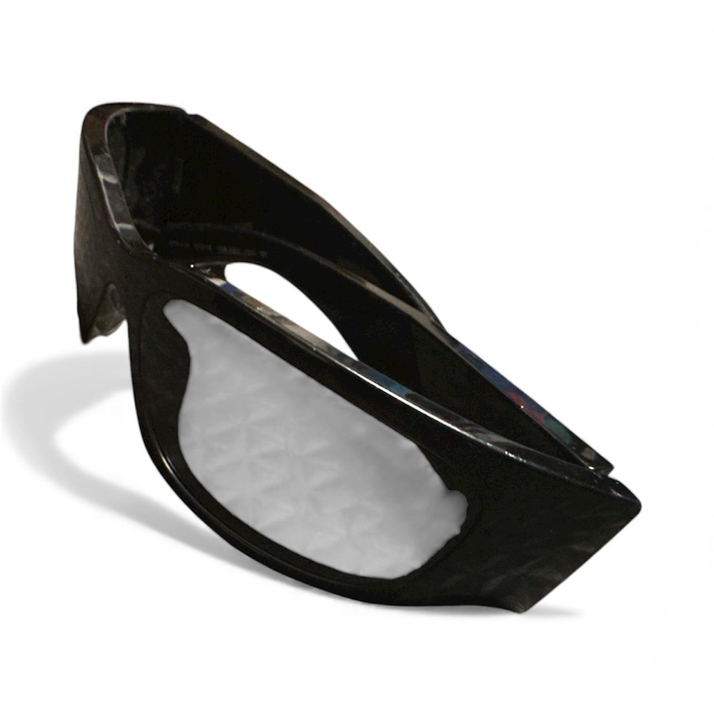 Prada Black Sunglasses Sport Wrap Visor Style